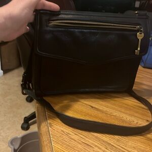 Fossil leather purse